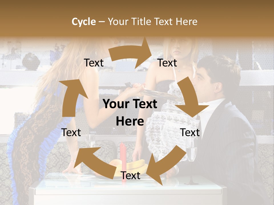 Seize Domination Kick PowerPoint Template