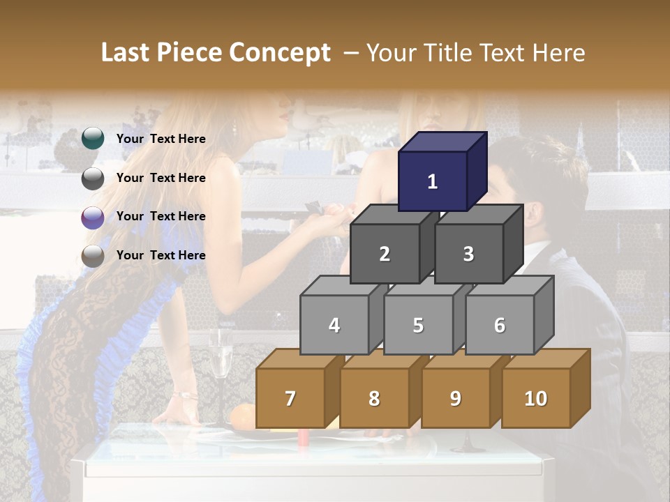 Seize Domination Kick PowerPoint Template