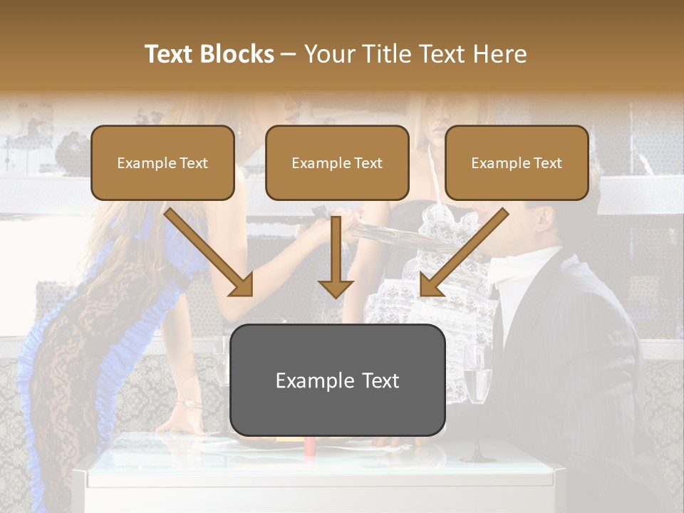 Seize Domination Kick PowerPoint Template