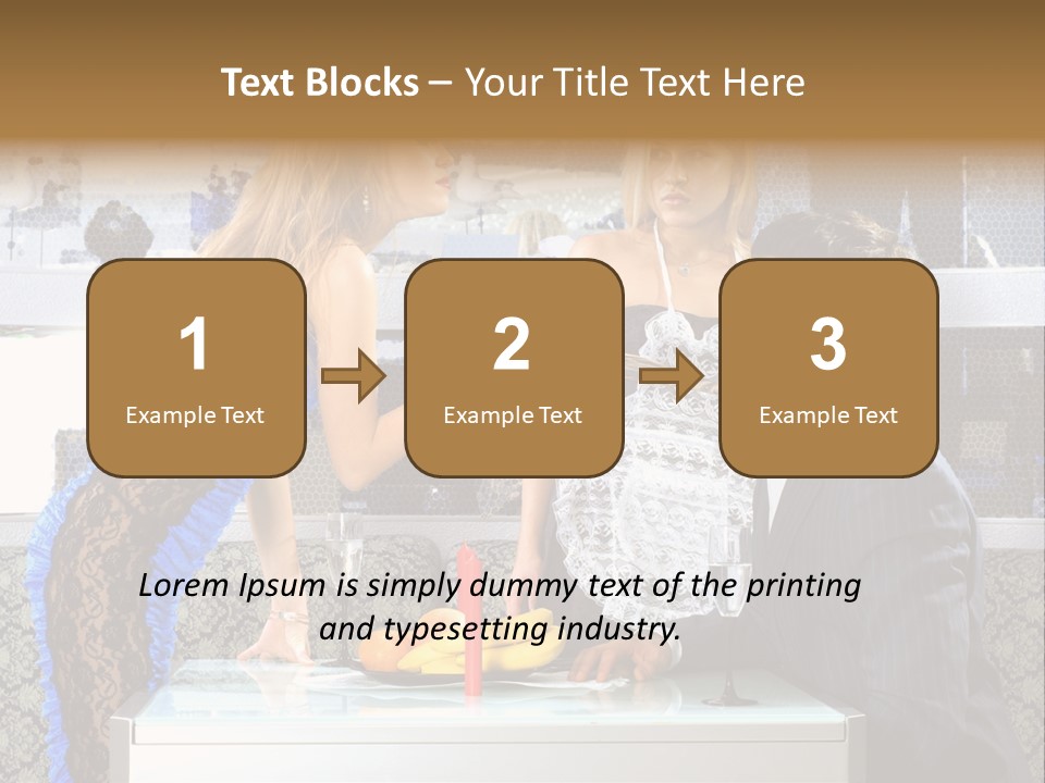 Seize Domination Kick PowerPoint Template