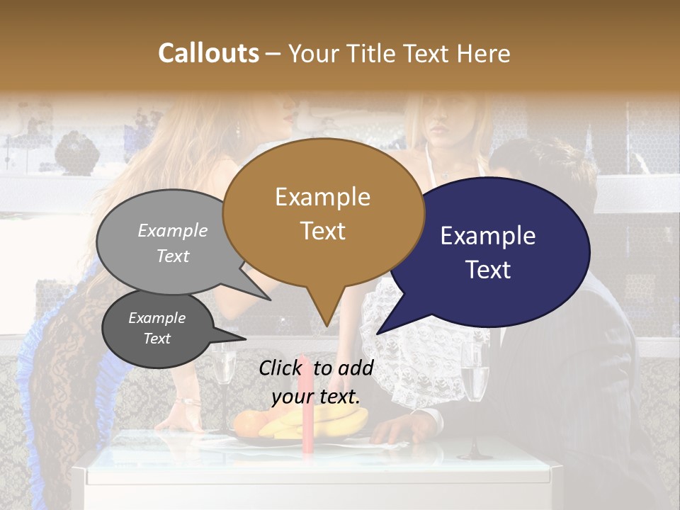 Seize Domination Kick PowerPoint Template