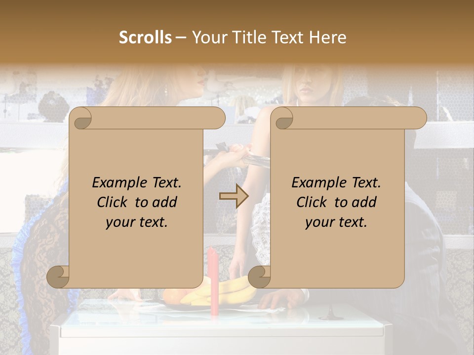 Seize Domination Kick PowerPoint Template