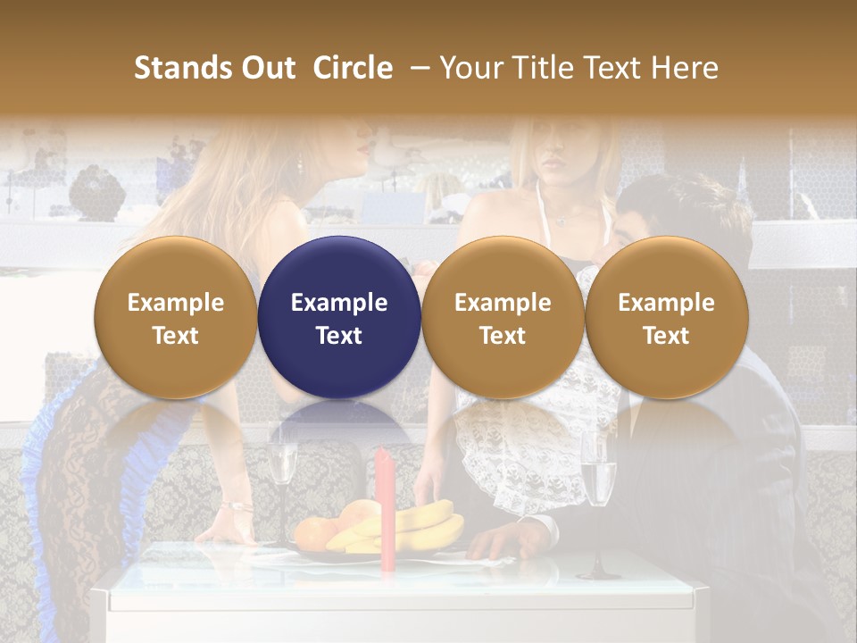 Seize Domination Kick PowerPoint Template