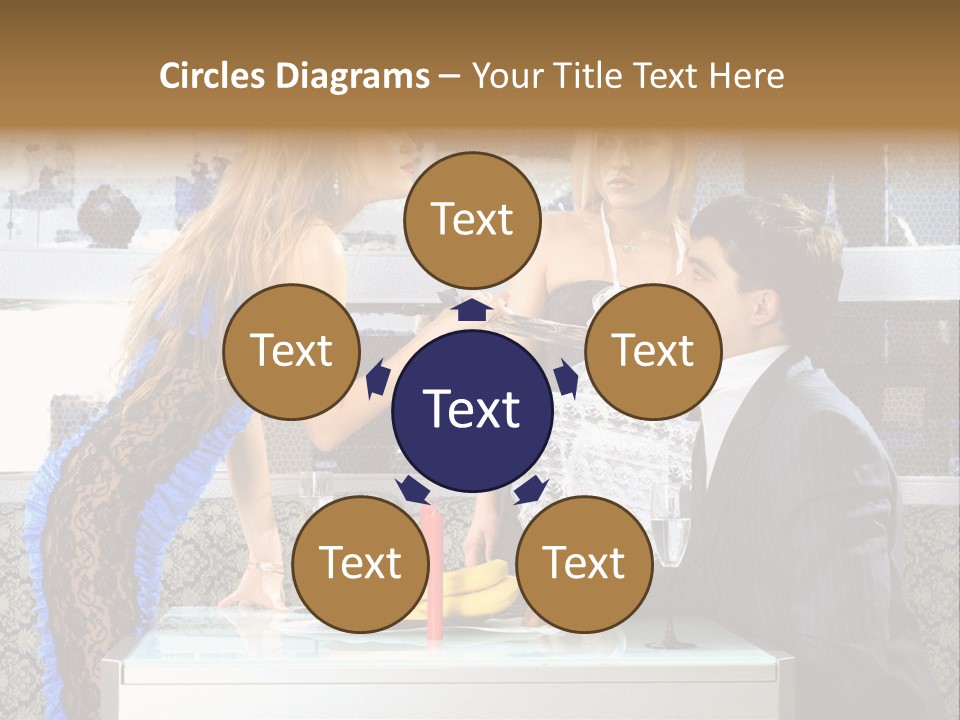 Seize Domination Kick PowerPoint Template