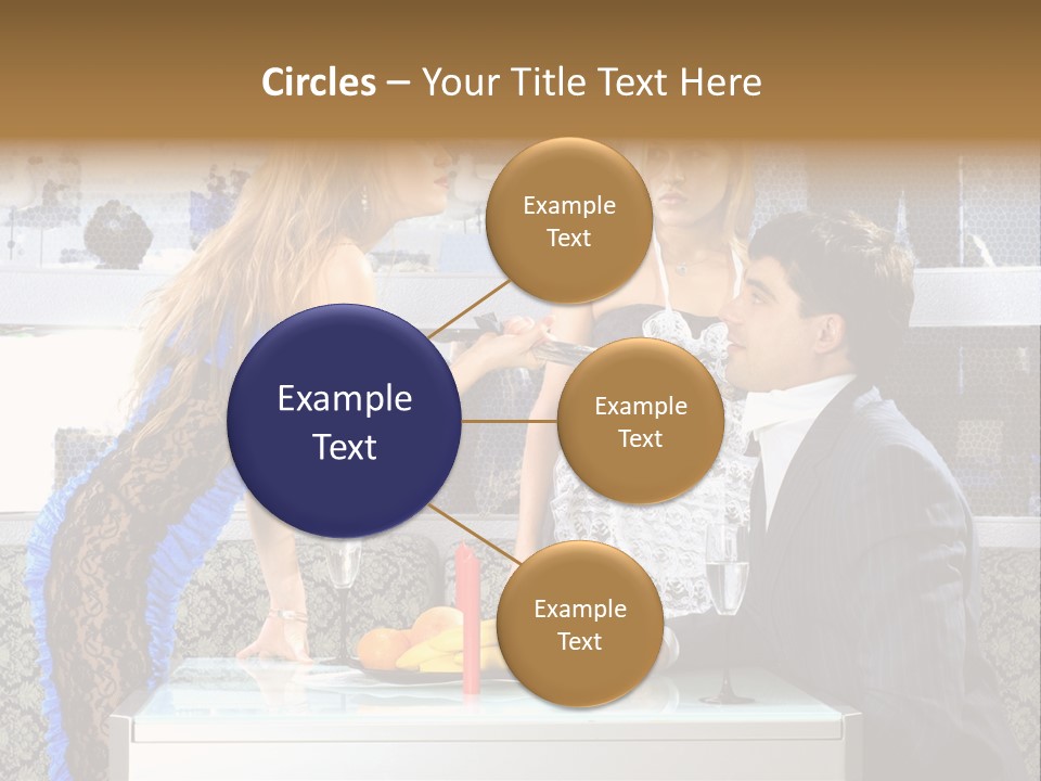 Seize Domination Kick PowerPoint Template