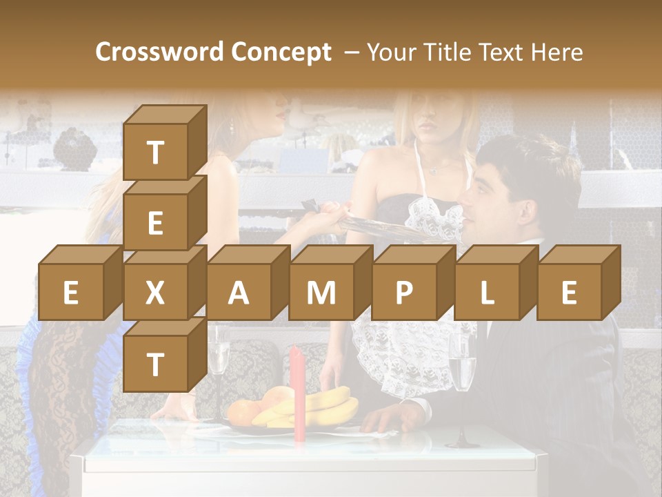 Seize Domination Kick PowerPoint Template