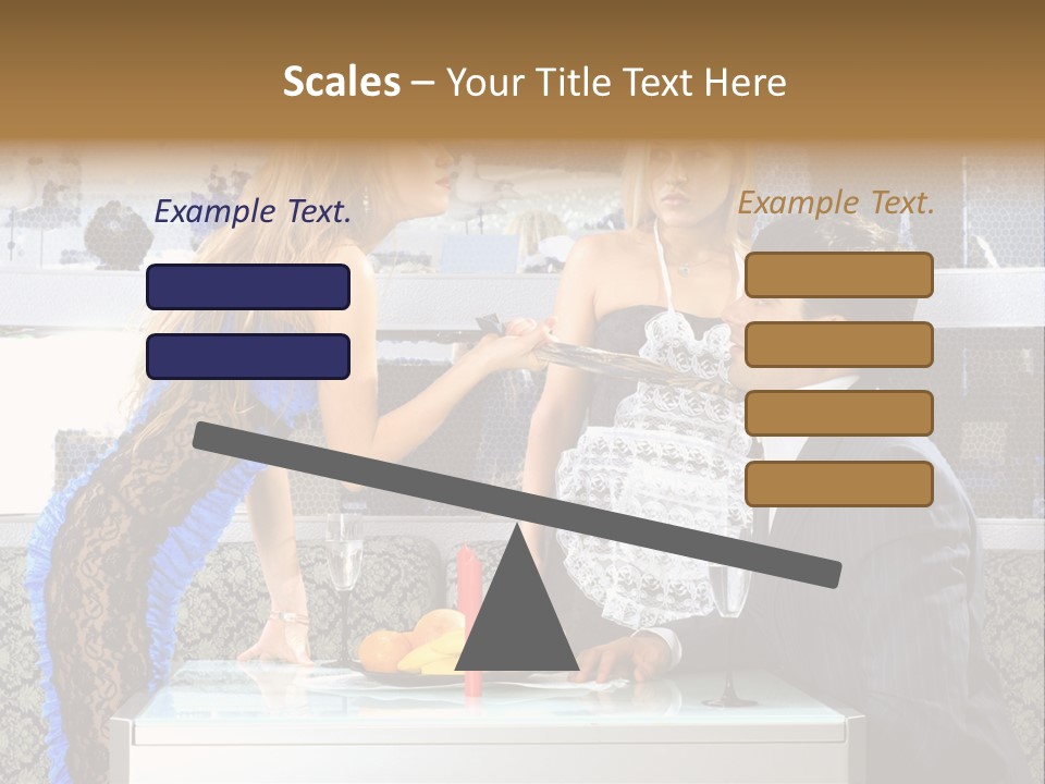 Seize Domination Kick PowerPoint Template