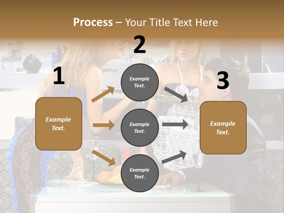 Seize Domination Kick PowerPoint Template