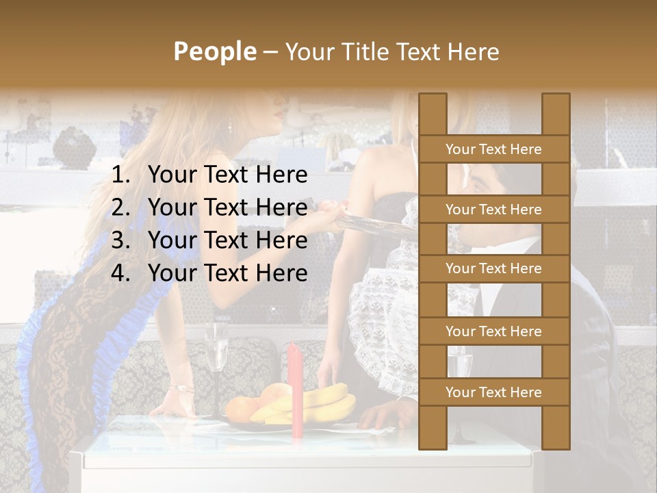 Seize Domination Kick PowerPoint Template