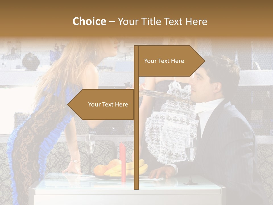 Seize Domination Kick PowerPoint Template