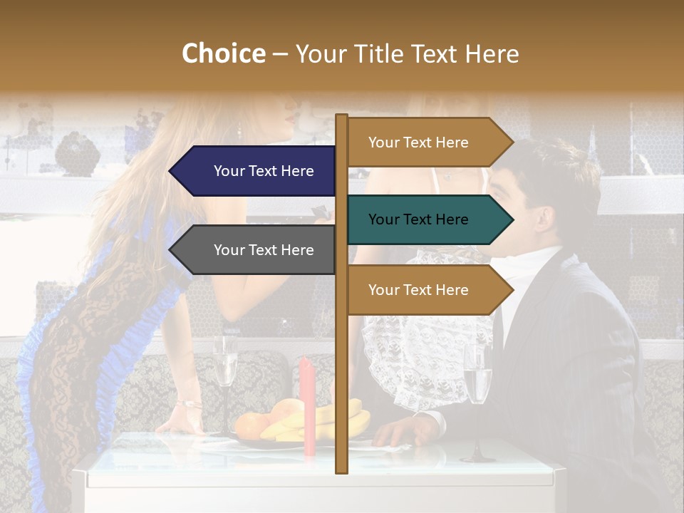 Seize Domination Kick PowerPoint Template