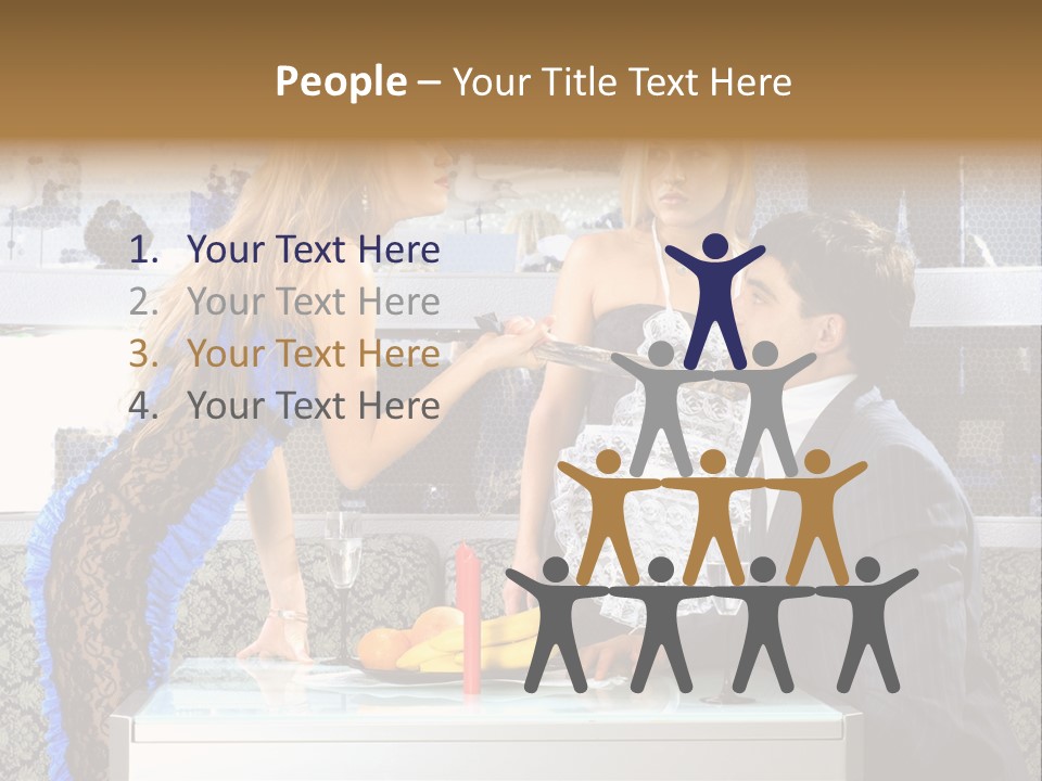 Seize Domination Kick PowerPoint Template