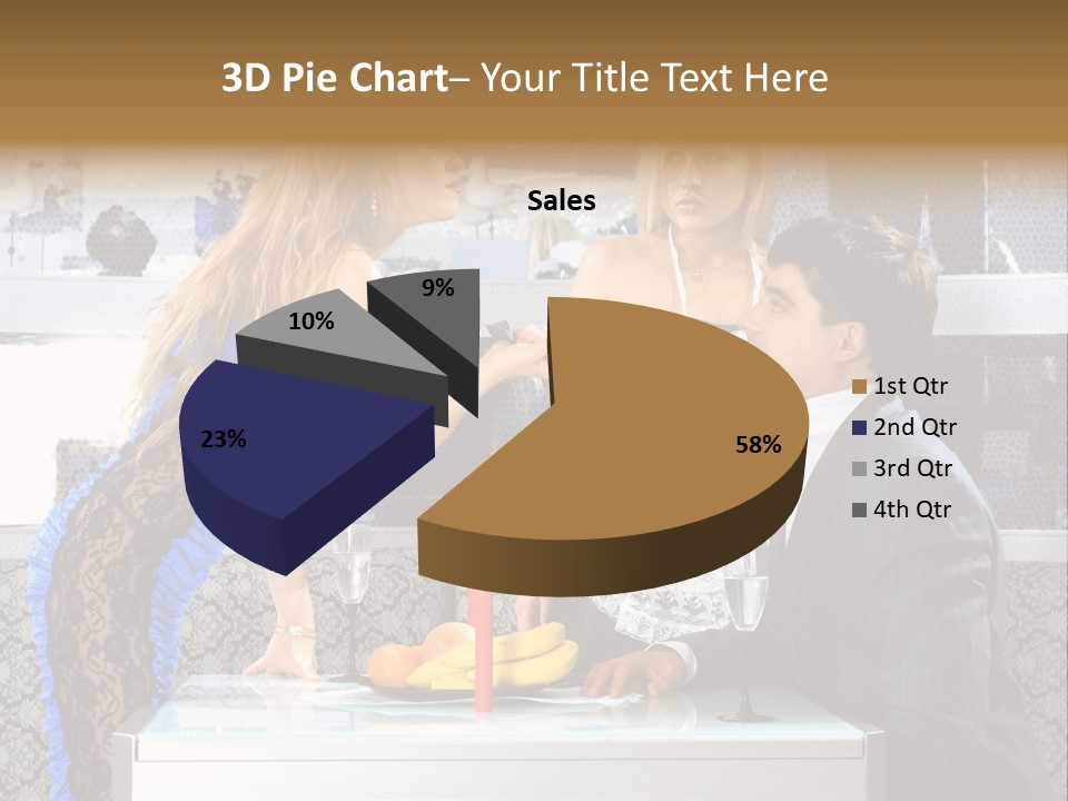 Seize Domination Kick PowerPoint Template