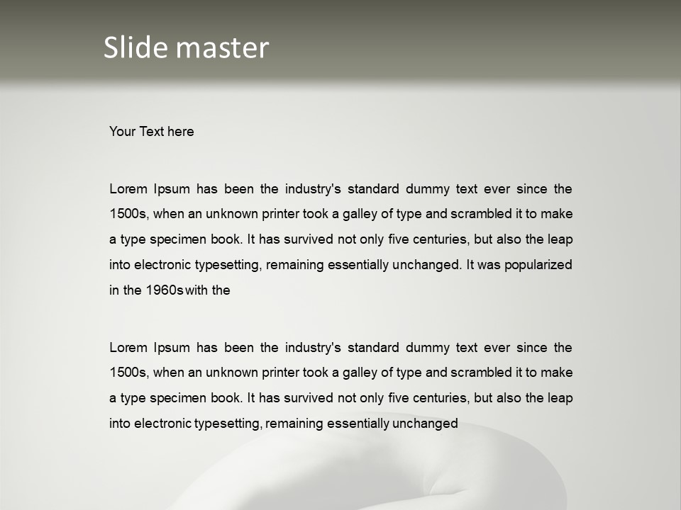 Relaxation Morning Lay PowerPoint Template