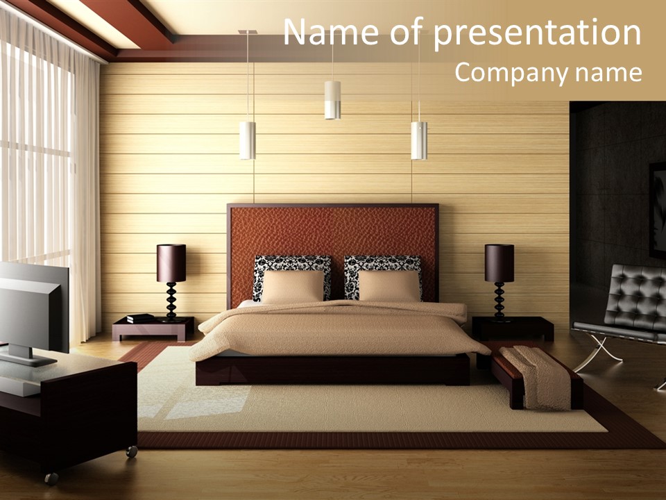 Room Geometry Relax PowerPoint Template