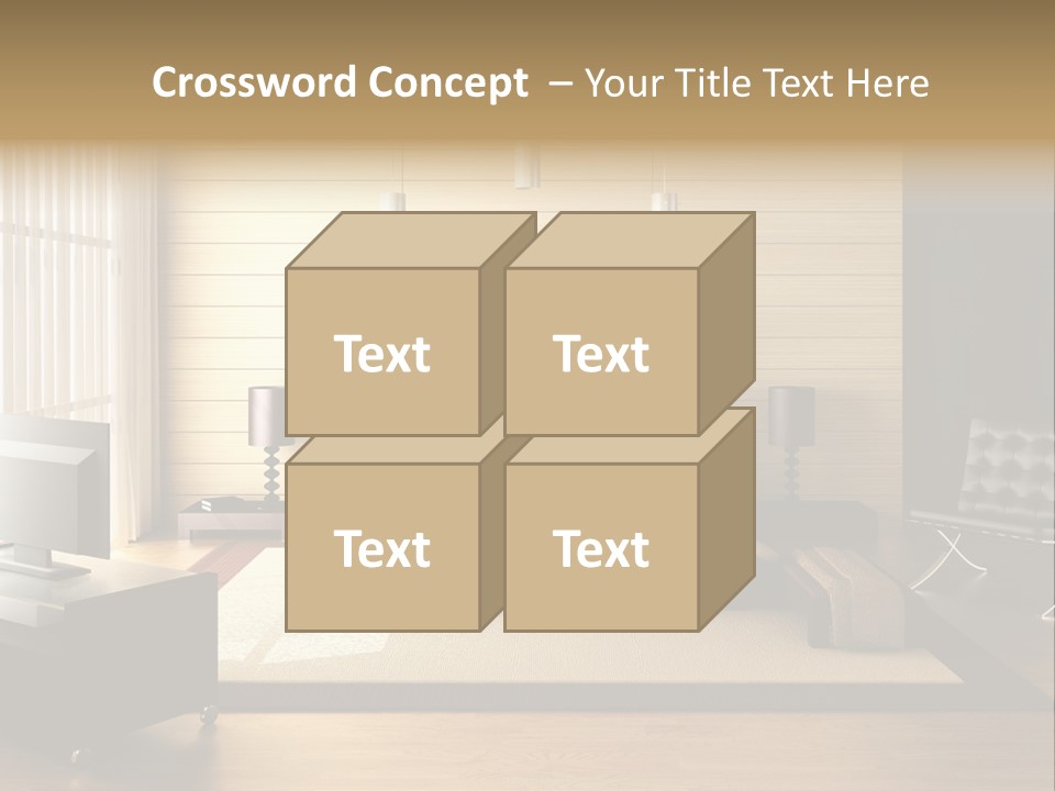 Room Geometry Relax PowerPoint Template