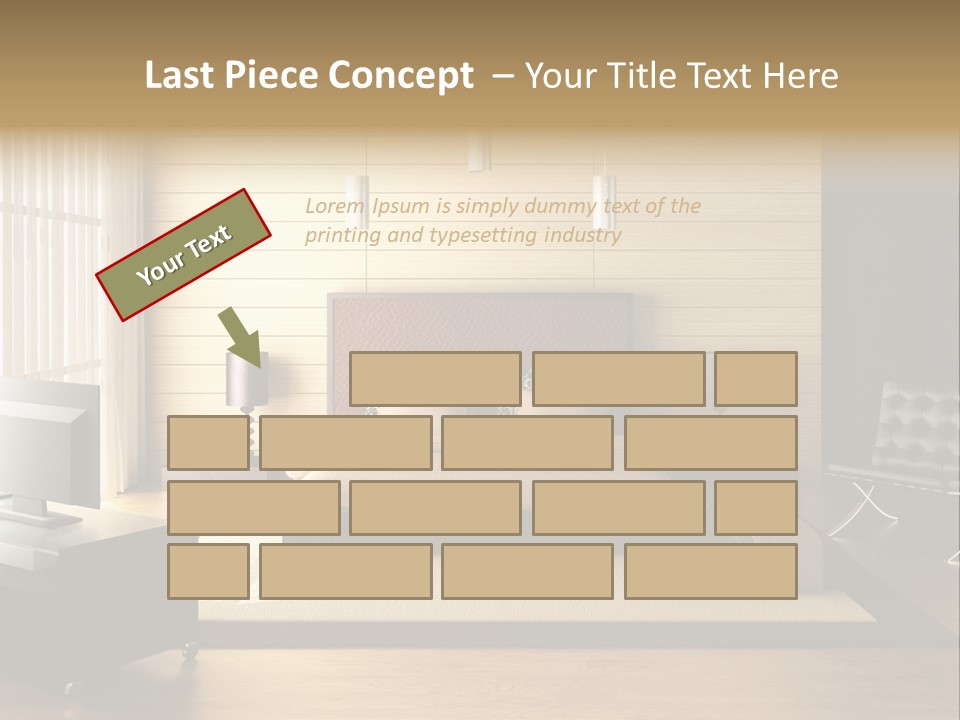 Room Geometry Relax PowerPoint Template
