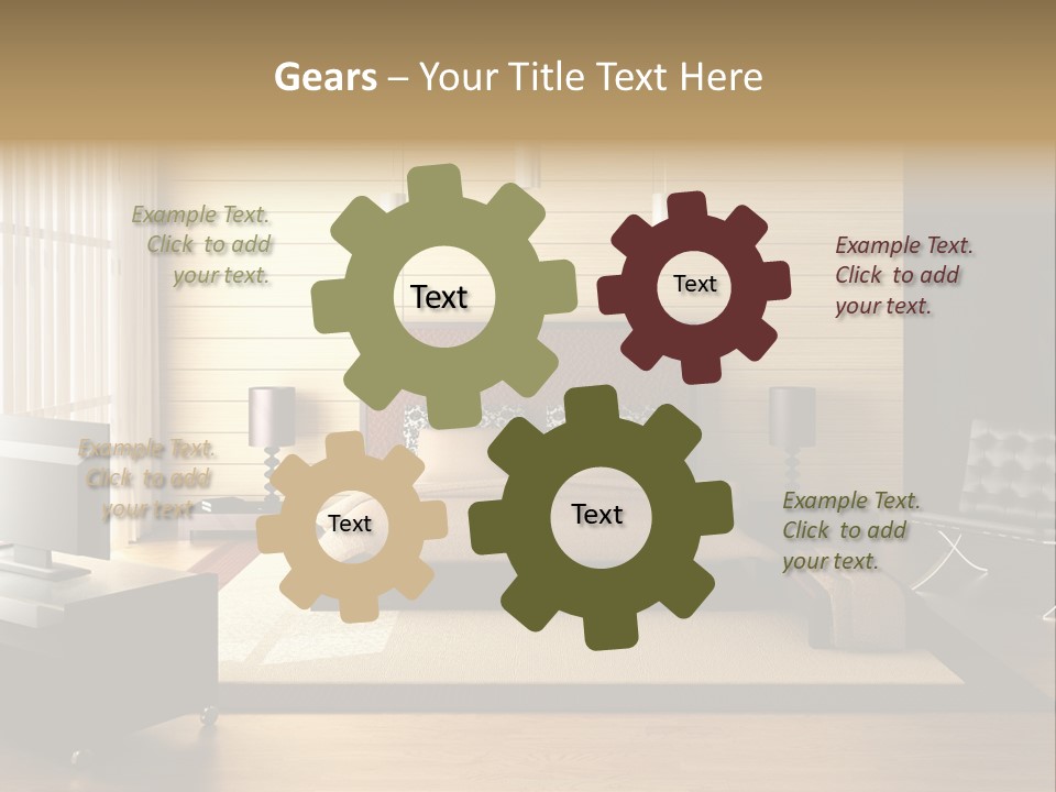 Room Geometry Relax PowerPoint Template