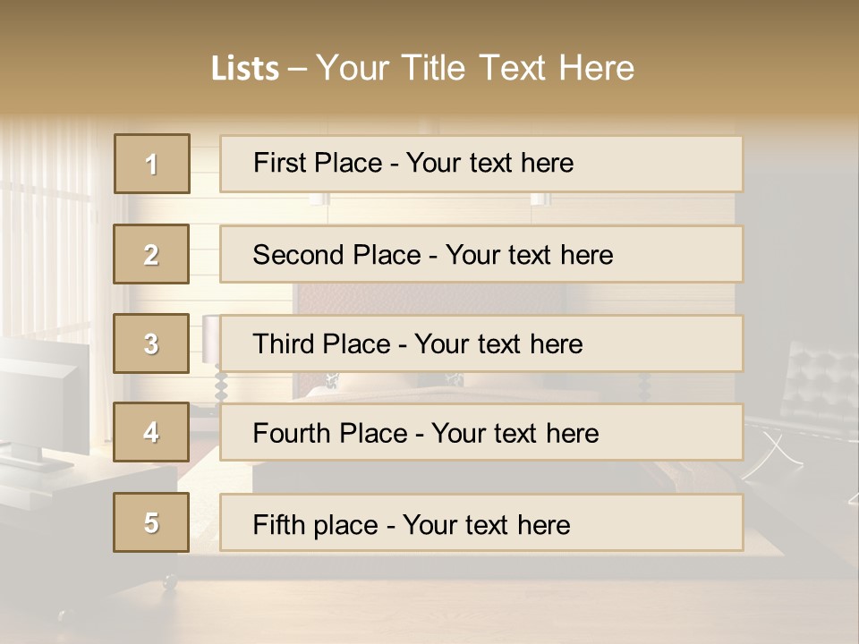 Room Geometry Relax PowerPoint Template