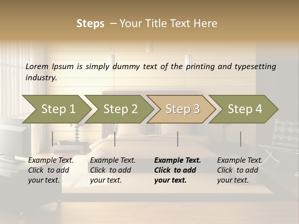 Room Geometry Relax PowerPoint Template