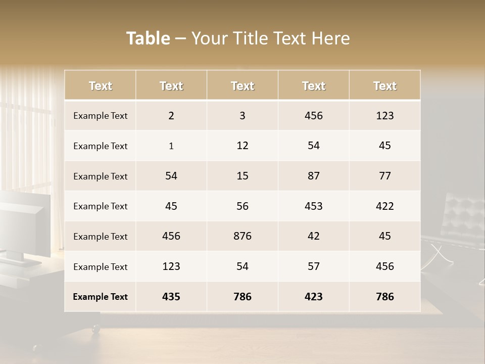 Room Geometry Relax PowerPoint Template