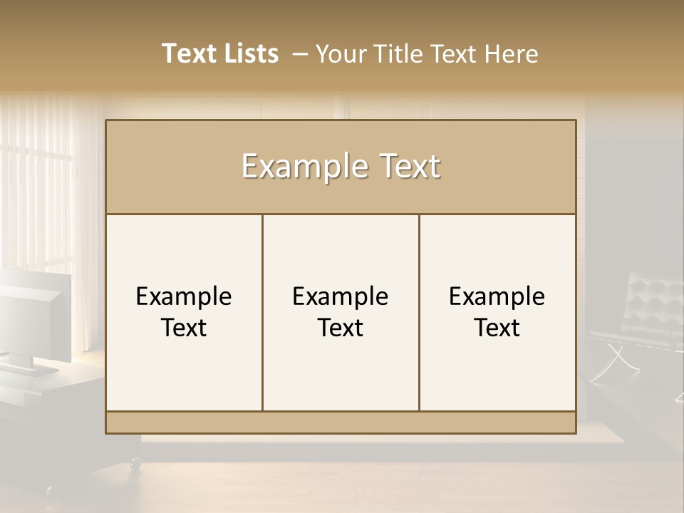 Room Geometry Relax PowerPoint Template