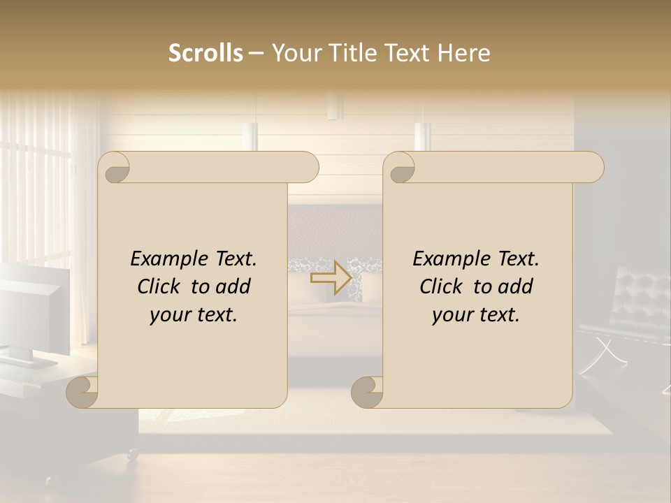 Room Geometry Relax PowerPoint Template
