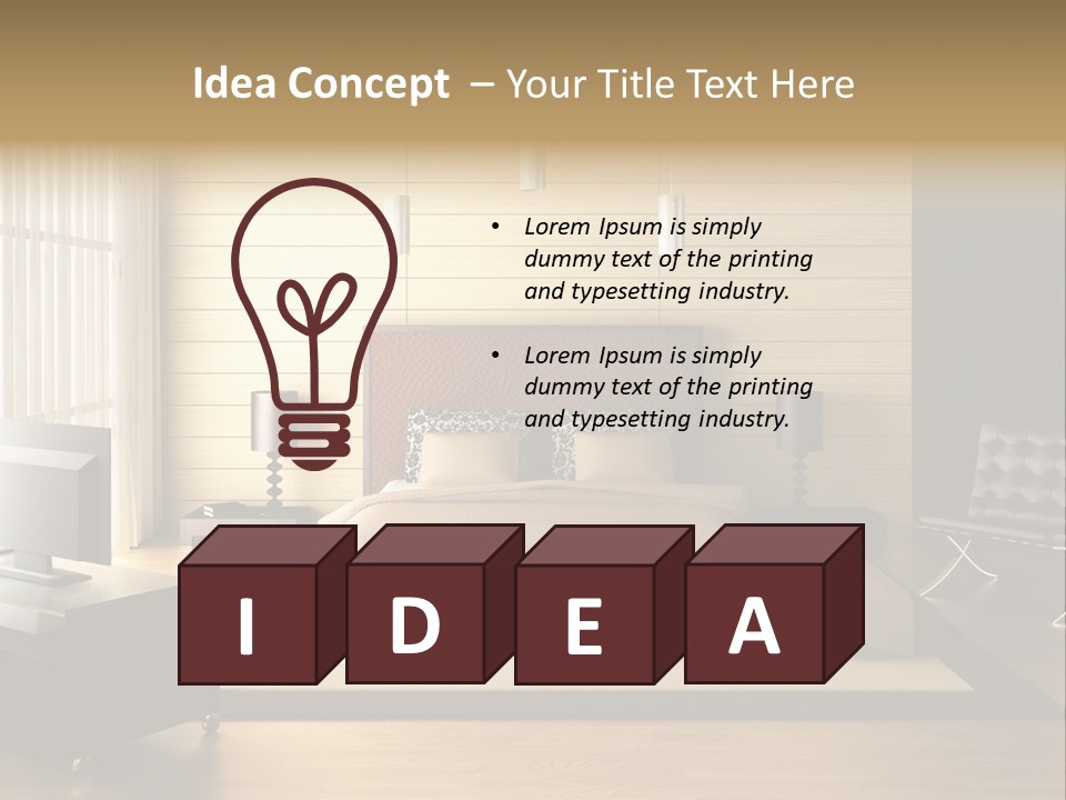 Room Geometry Relax PowerPoint Template