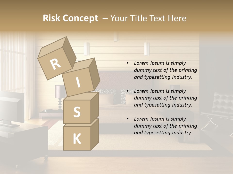 Room Geometry Relax PowerPoint Template