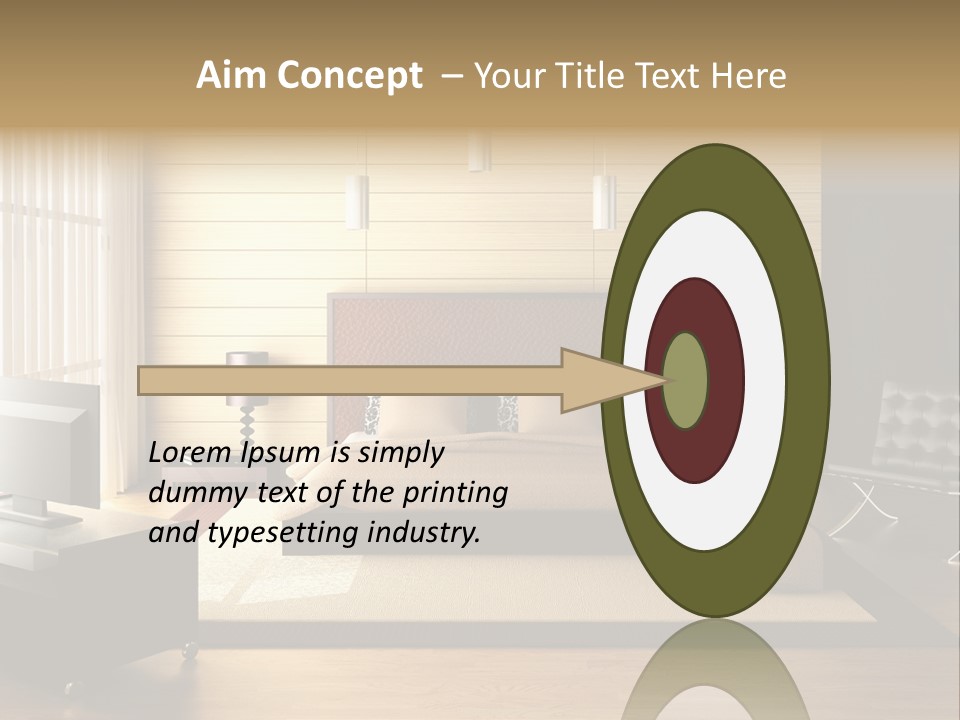 Room Geometry Relax PowerPoint Template