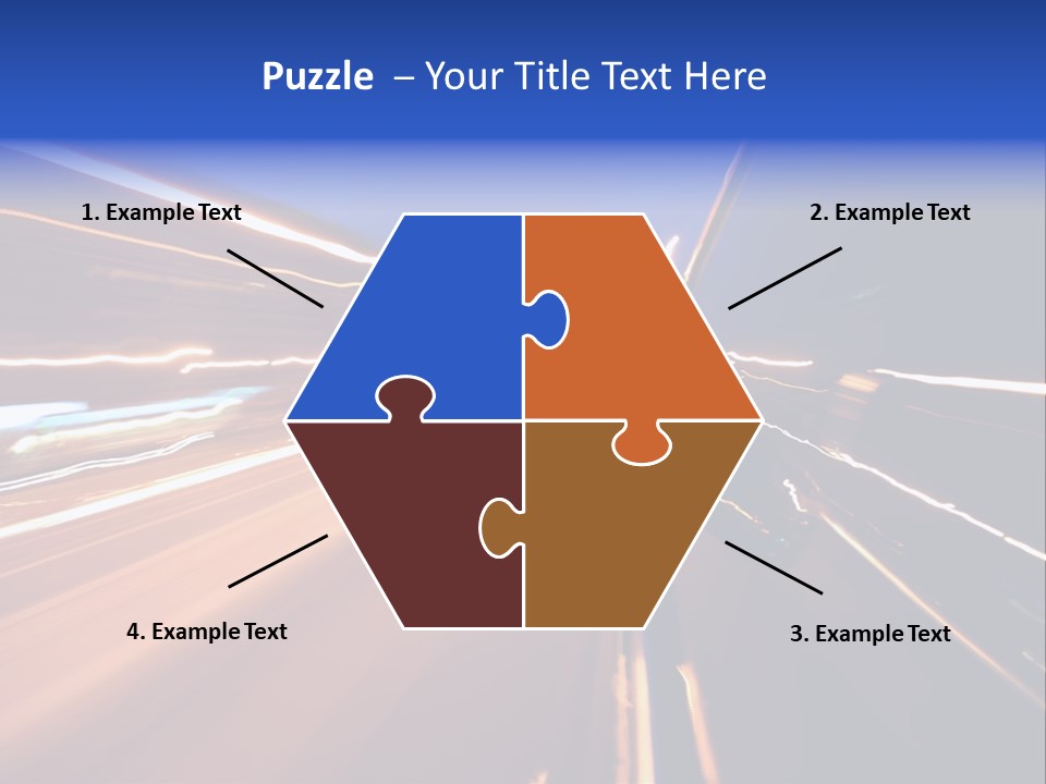 Automobile Destination Highway PowerPoint Template