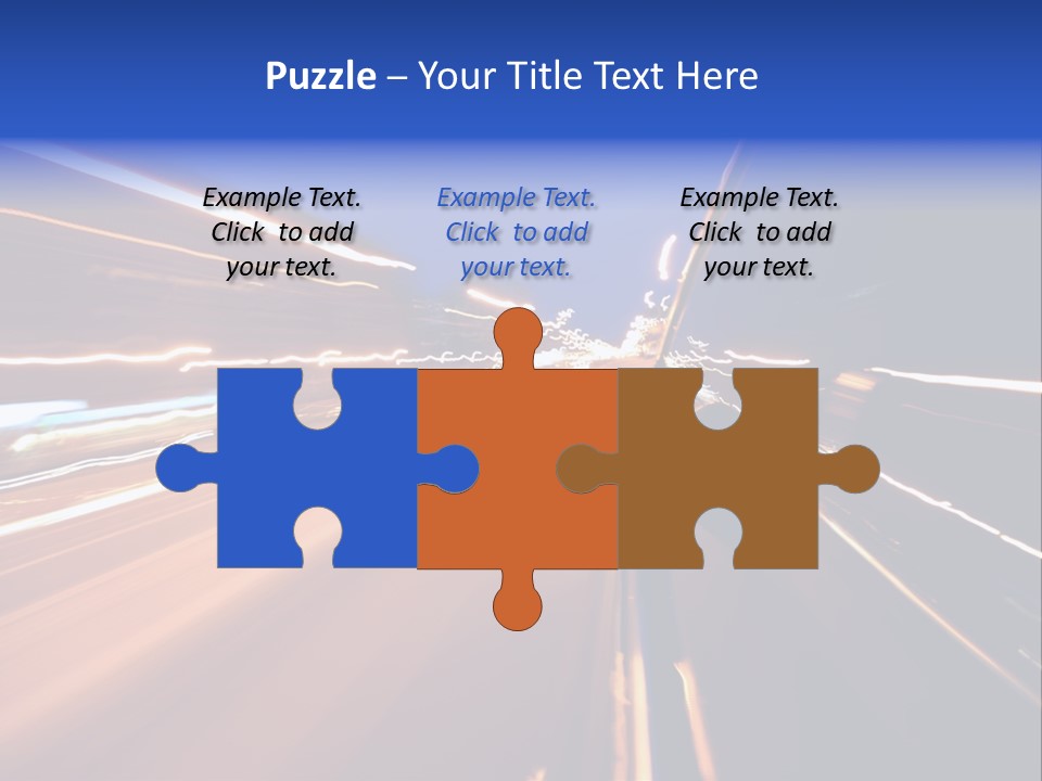 Automobile Destination Highway PowerPoint Template