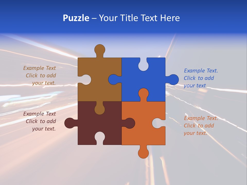 Automobile Destination Highway PowerPoint Template