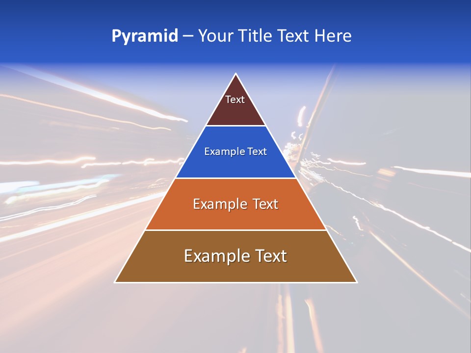 Automobile Destination Highway PowerPoint Template