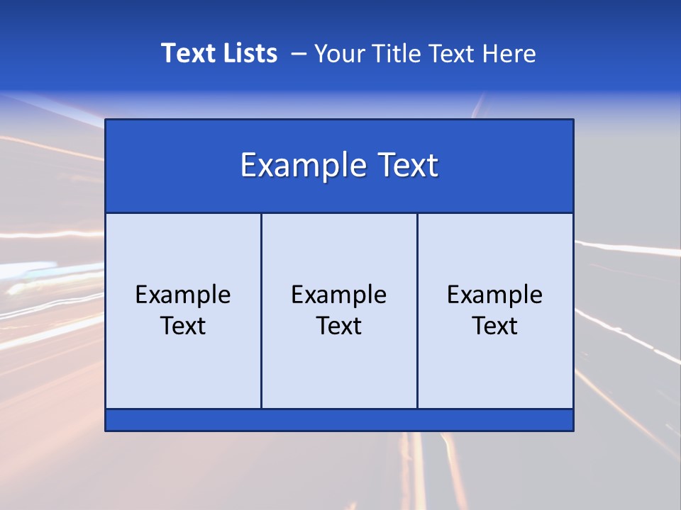 Automobile Destination Highway PowerPoint Template