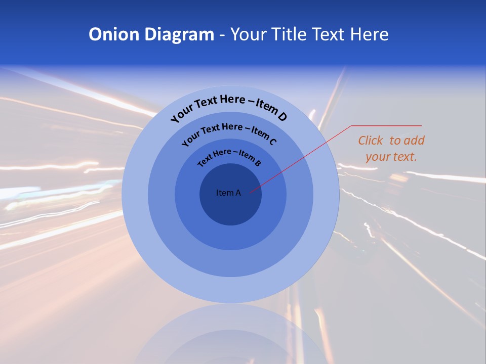 Automobile Destination Highway PowerPoint Template