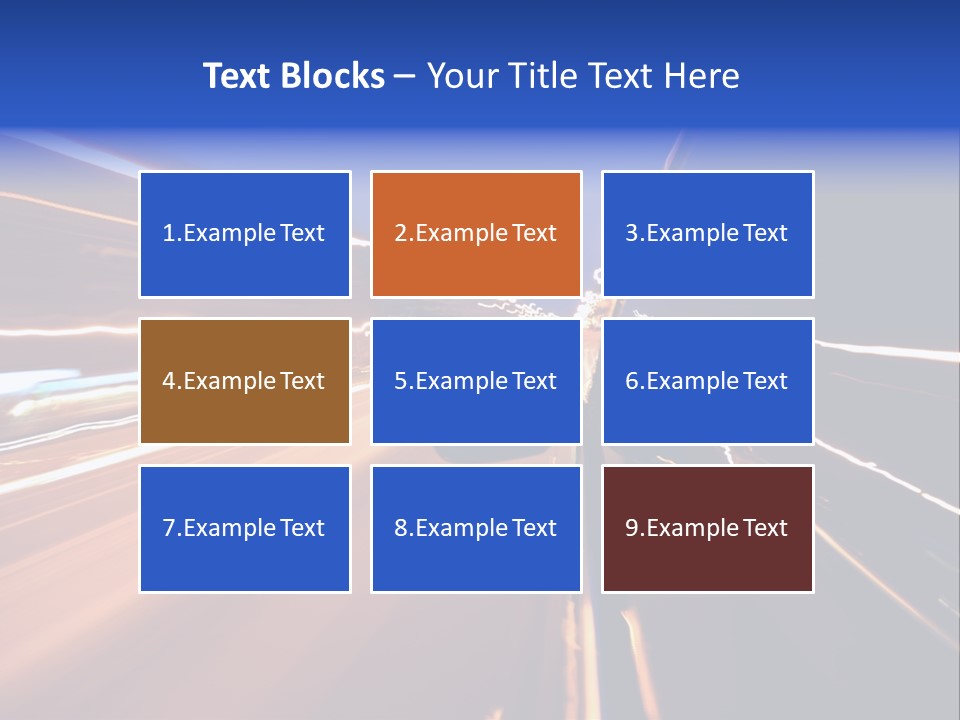 Automobile Destination Highway PowerPoint Template