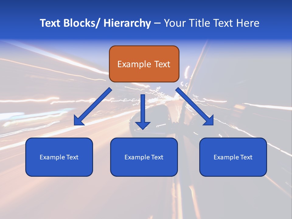 Automobile Destination Highway PowerPoint Template