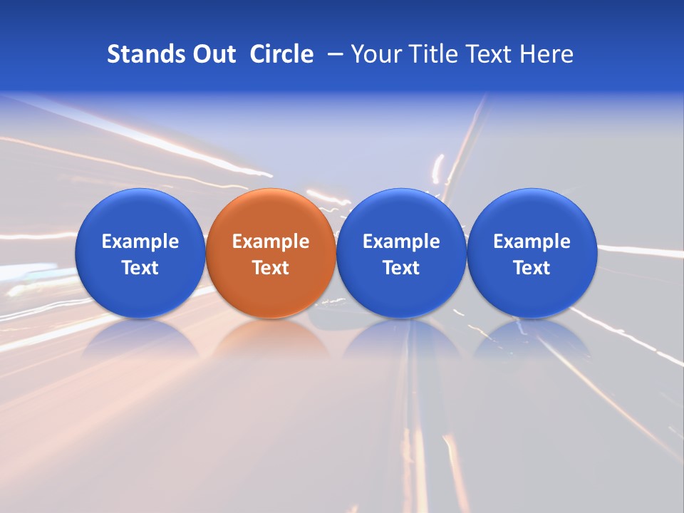 Automobile Destination Highway PowerPoint Template