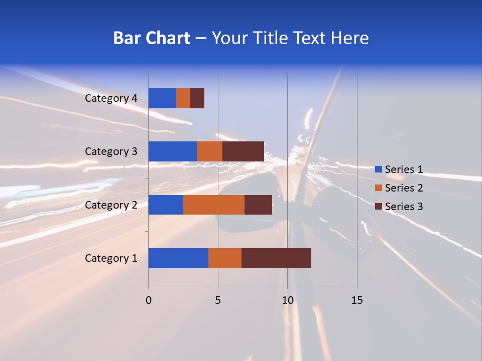 Automobile Destination Highway PowerPoint Template