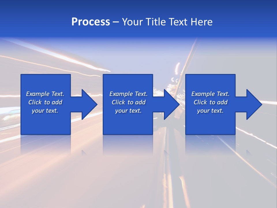 Automobile Destination Highway PowerPoint Template