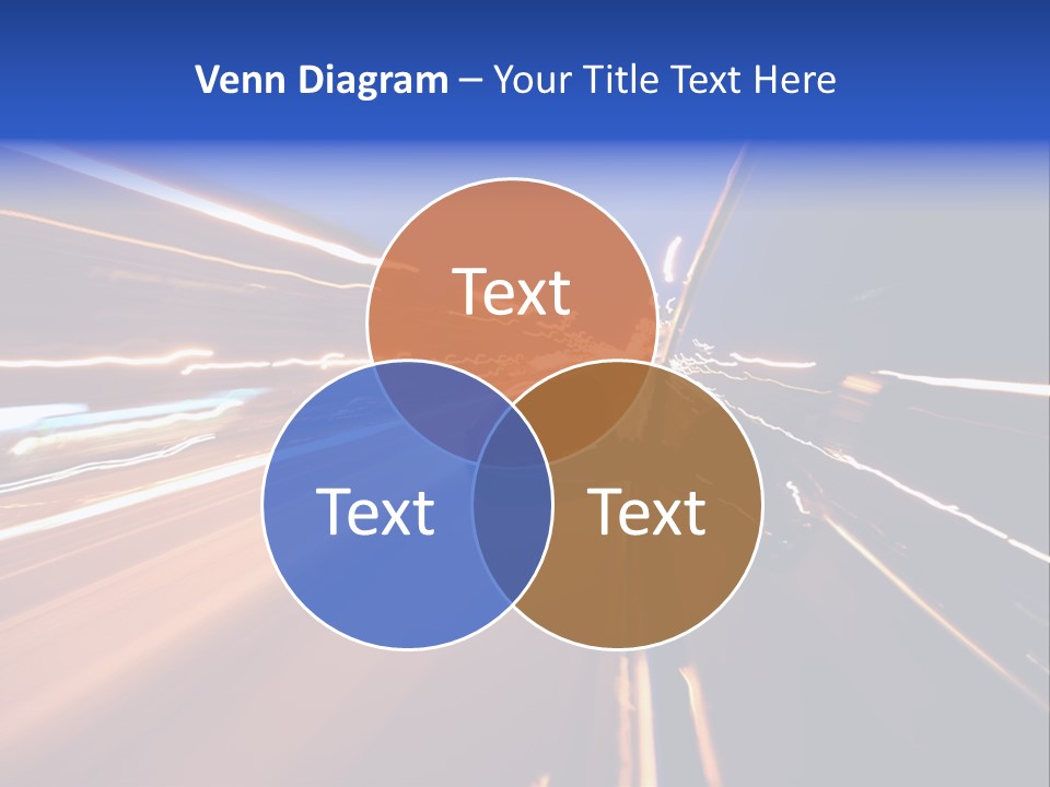 Automobile Destination Highway PowerPoint Template