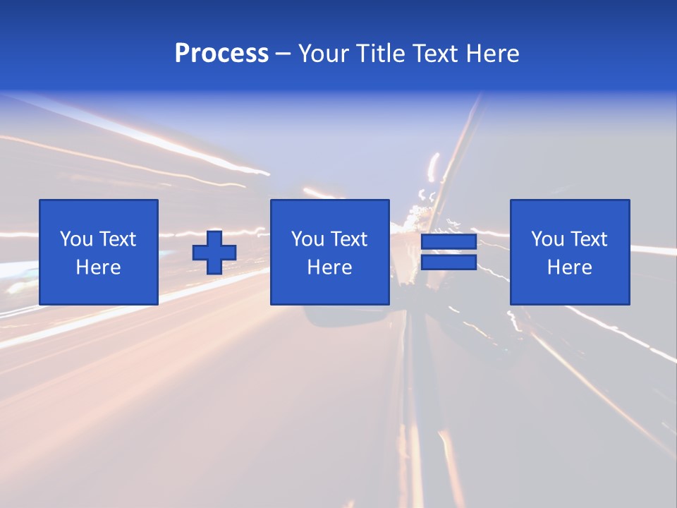 Automobile Destination Highway PowerPoint Template
