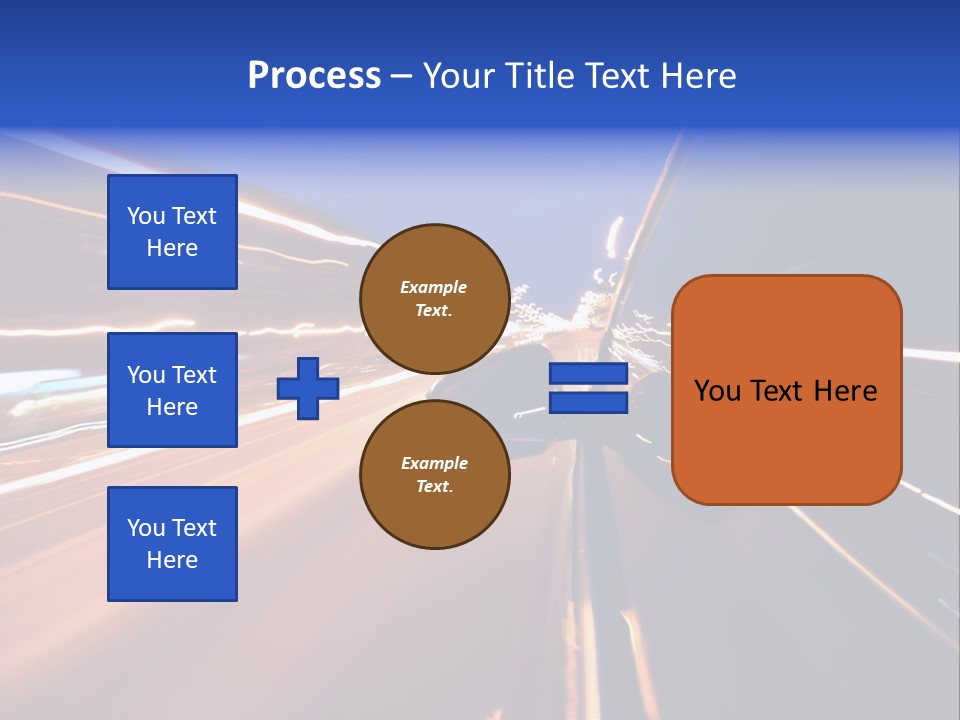 Automobile Destination Highway PowerPoint Template