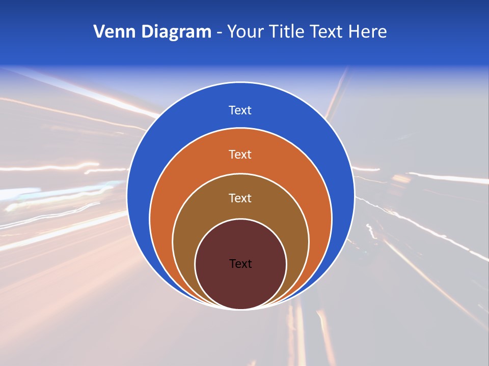 Automobile Destination Highway PowerPoint Template