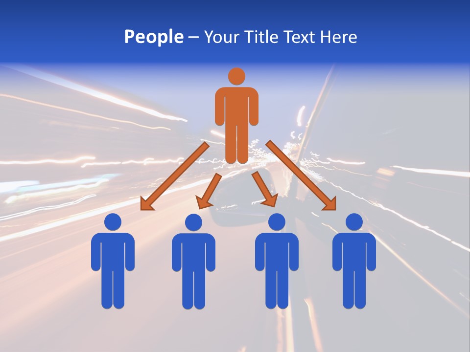 Automobile Destination Highway PowerPoint Template