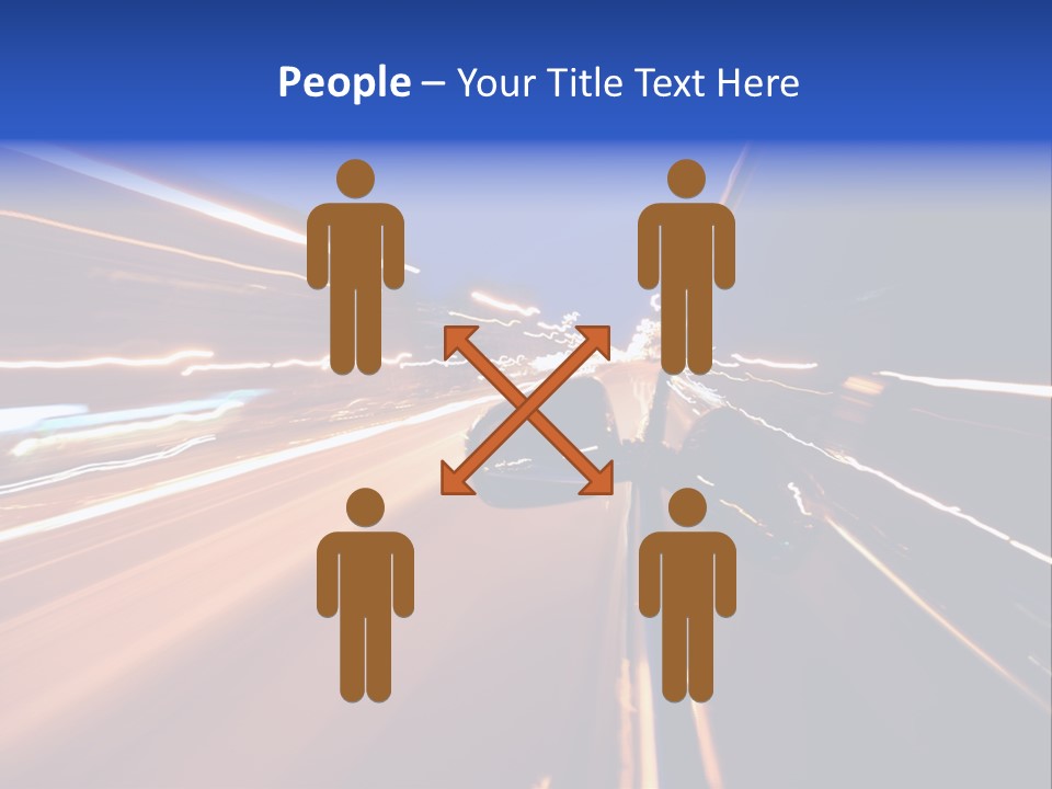 Automobile Destination Highway PowerPoint Template