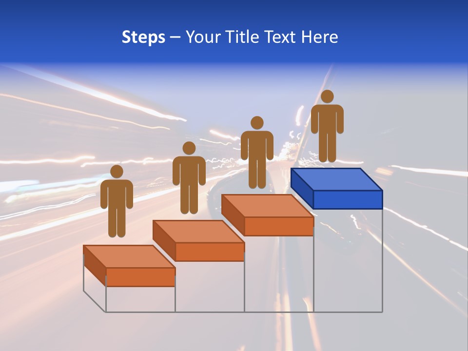 Automobile Destination Highway PowerPoint Template