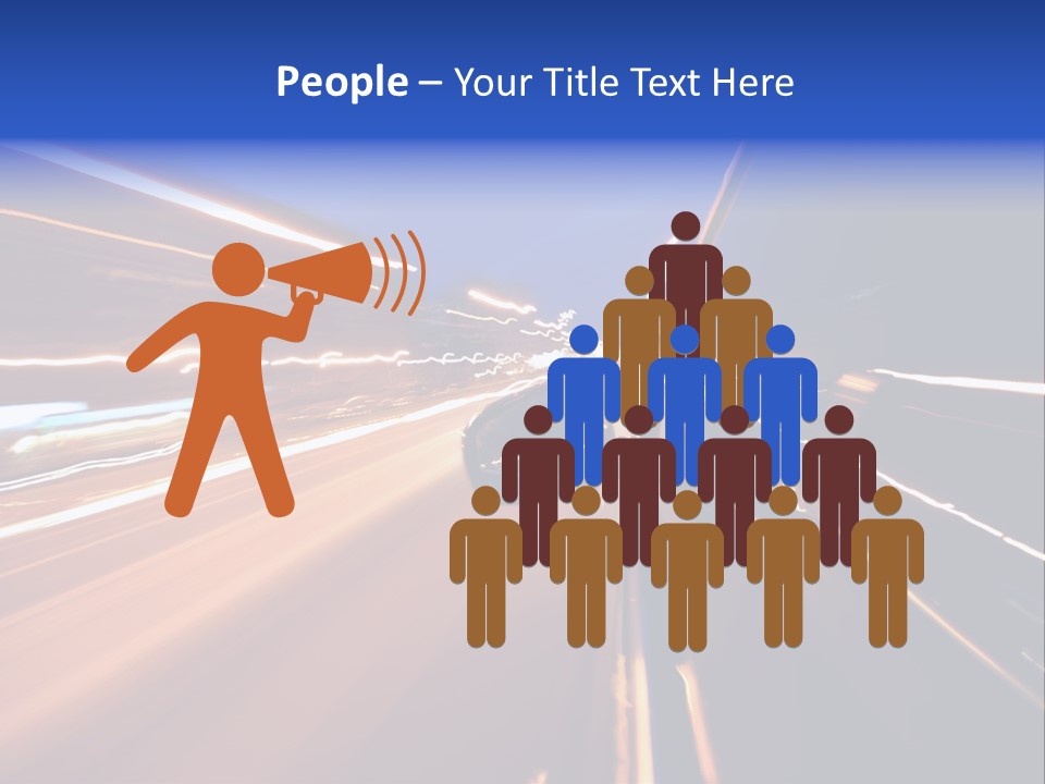 Automobile Destination Highway PowerPoint Template