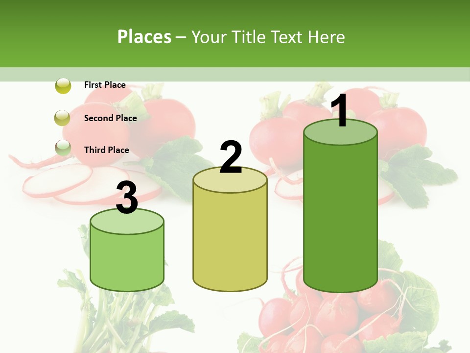 Nutrition Fruit Radish PowerPoint Template